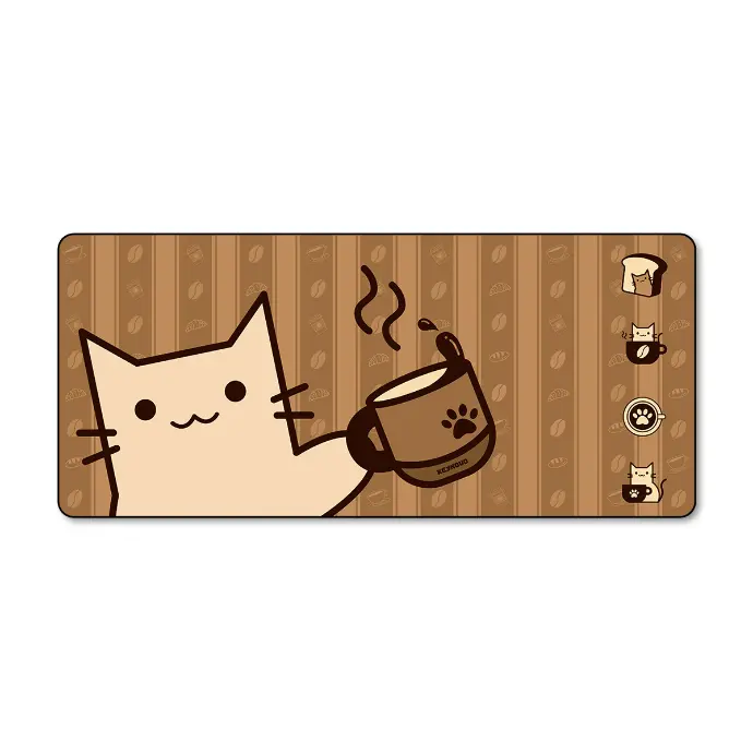coffee cat desk mat