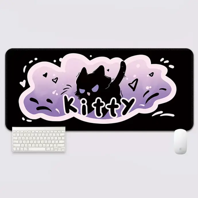 cute cat deskmat